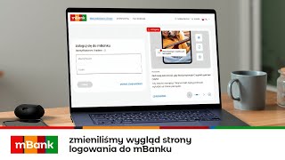 mBank. Nowy wygląd strony logowania do serwisu transakcyjnego