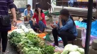 Luang Prabang: marché de jour