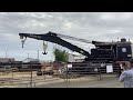 1927 SP steam powered railroad Derrick ( crane ) demonstration , brooks , Oregon #train #trainsim