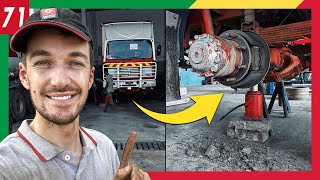 Plus de frein en camion aménagé... Réparation incroyable chez Renault Trucks Congo ❤️ image