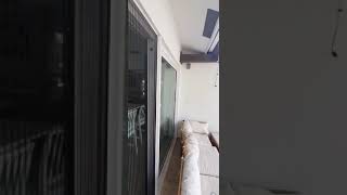 Sliding Door Retractable Euroscreen Outside Installation White Frame Detailed Video
