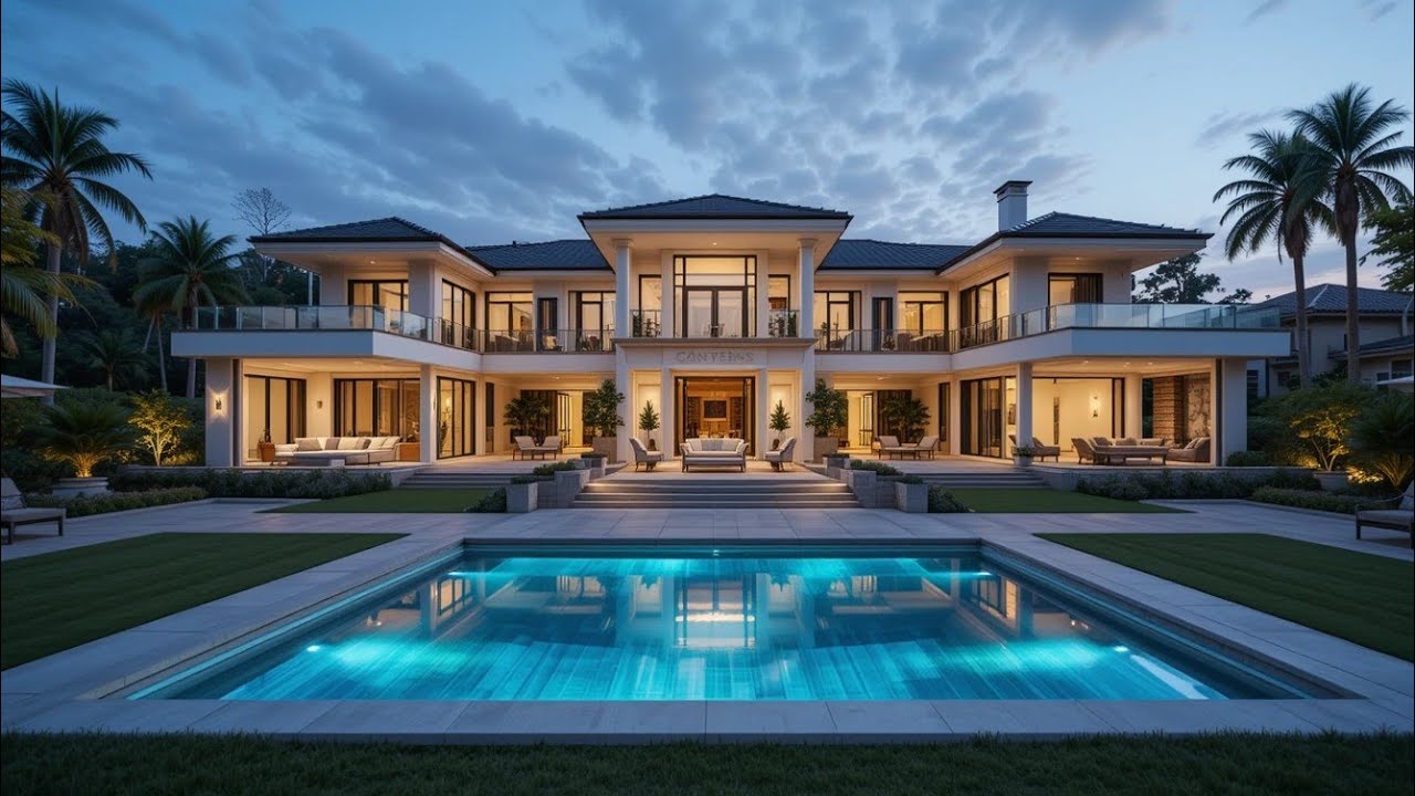 Inside a $20M Ultra Luxury Modern Villa with Stunning Pool | Dream Home Tour in the USA