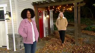 Koolaburra by UGG Corduroy Shacket w/ Removable Fur Collar on QVC