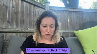 Monthly writing sprint happy hour!