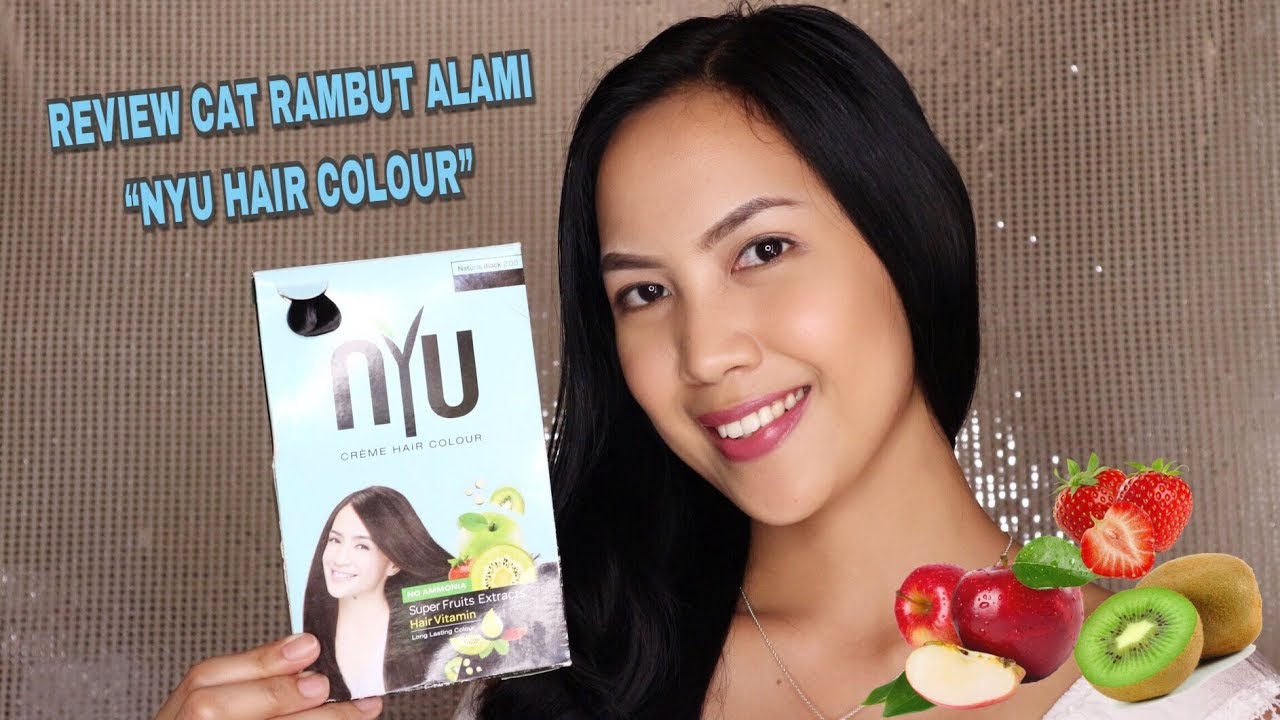 TUTORIAL PERWARNAAN RAMBUT  DIRUMAH REVEIW NYU  CREME HAIR 