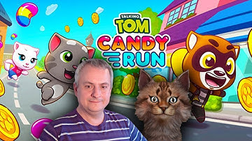 ГОВОРЯЩИЙ ТОМ БЕГ ЗА СЛАДОСТЯМИ #1. Talking Tom Candy Run!