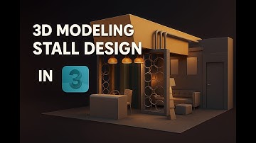 How to Model an Exhibition Stall in 3ds Max | Complete 3D Modeling Tutorial