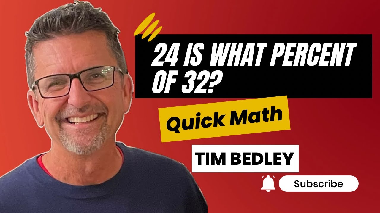 What Percent Of 32 Is 24
