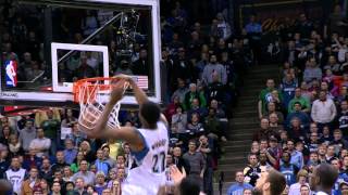 Andrew Wiggins' Ferocious Putback Slam