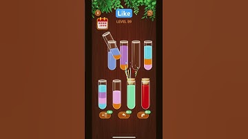 😲Sort em all level 89👈 #game_play #puzzle #sortemall #watersort #sort #gaming