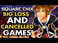 Square enix cancel multiple games  suffer massive loss