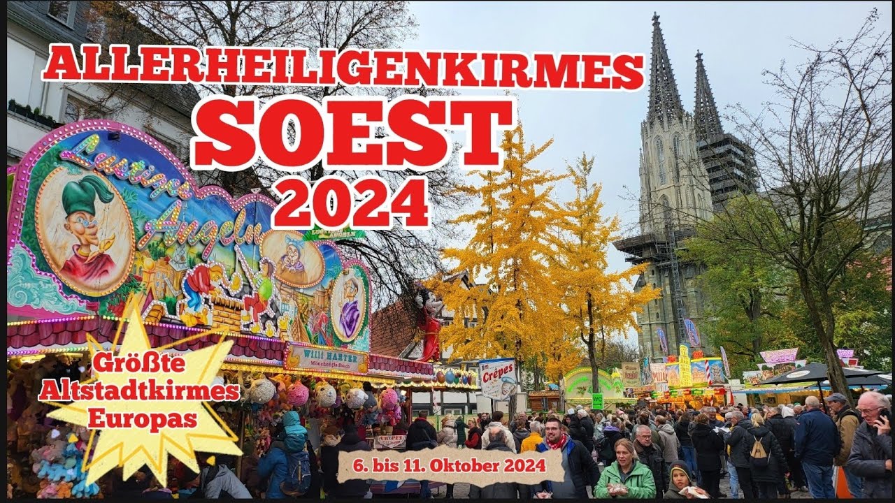 Allerheiligenkirmes Soest 2024 // Die größte Altstadtkirmes Europas // RUNDGANG -07.11.2024