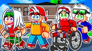 Nos VOLVIMOS ANCIANOS en Roblox BROOKHAVEN!
