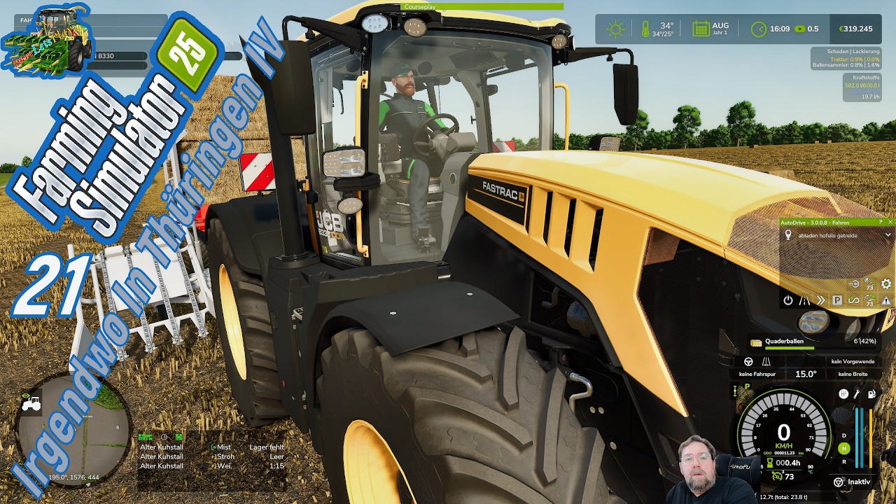 LS 25 Irgendwo in Thüringen 4 # 21 Der Traktor ist schnell so soll es sein.