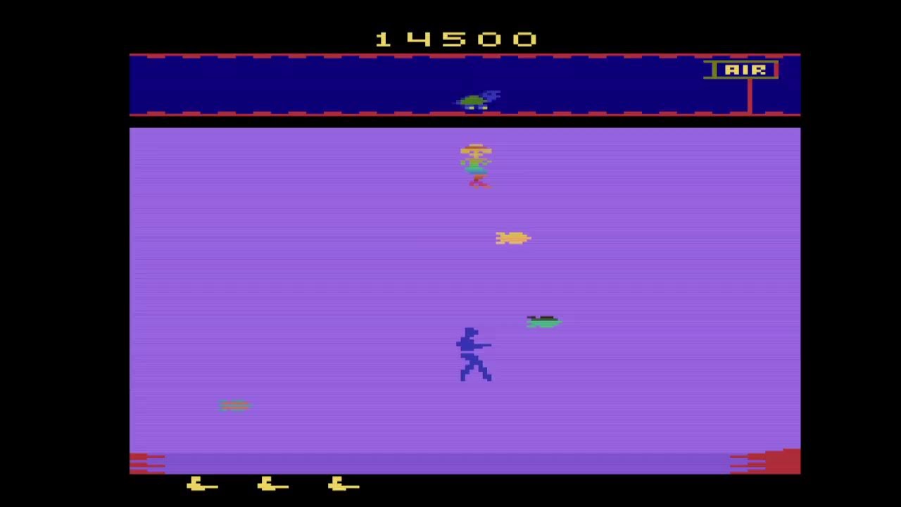 Atari 2600 high score attempt - Aquaventure prototype