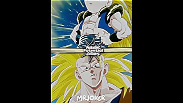 SSJ3 Goku Vs SSJ3 Gotenks and Ultimate Gohan IB:@animeato6609 #anime #fyp #dragonball #shorts