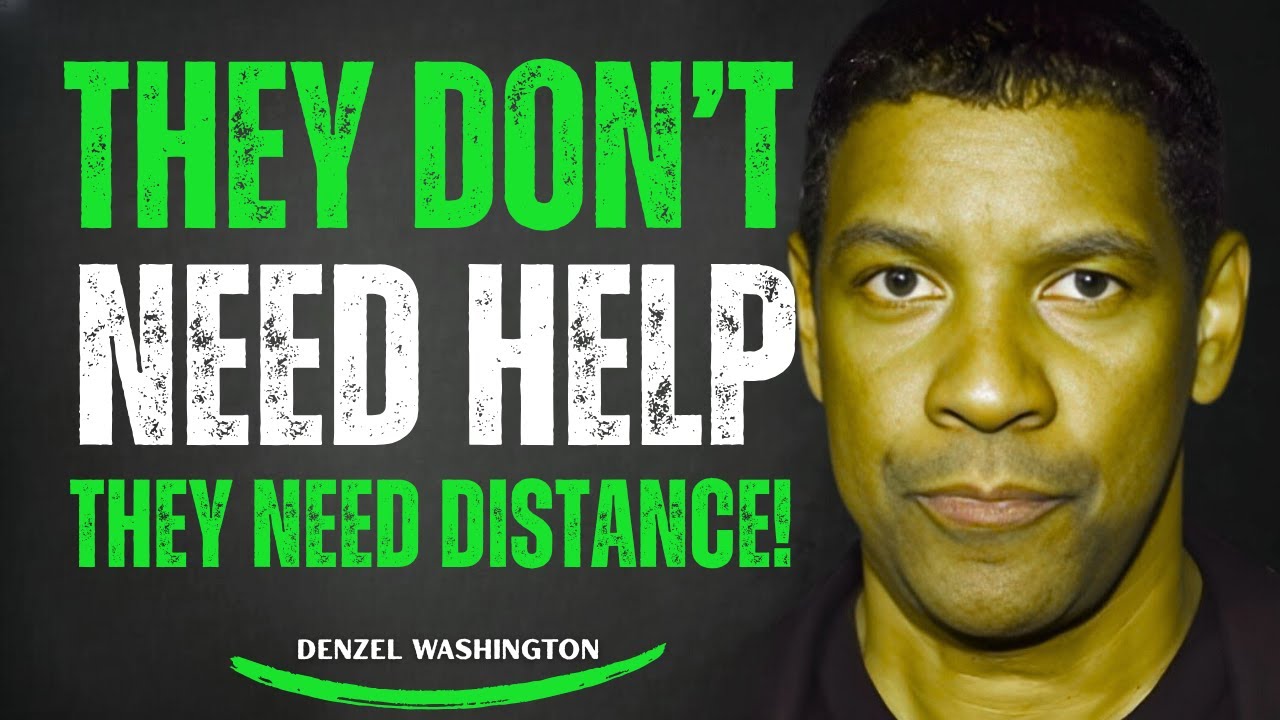 The 7 Types of People Who Secretly Drain Your Soul | Denzel Washington Motivation