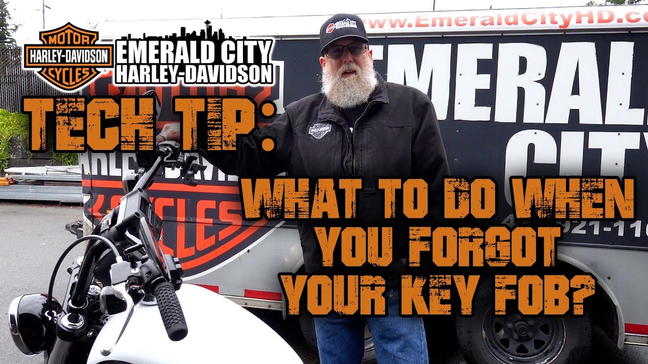 your HarleyDavidson Key FOB? Here's how to start up your bike