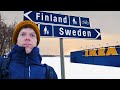 Trying to walk across the border to sweden