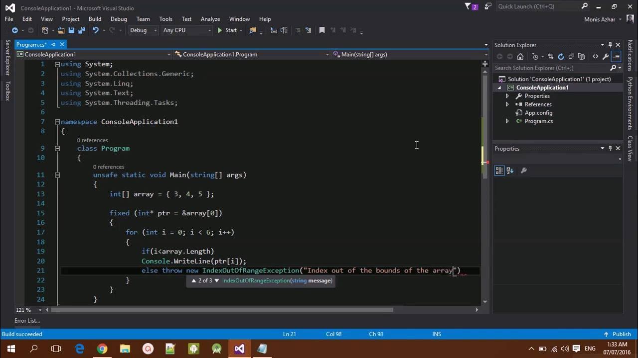 C# pointers in URDU - YouTube