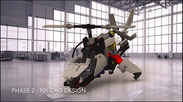 Product Lifecycle of a Lego Technic Helicopter - Episode 2 - NX Design