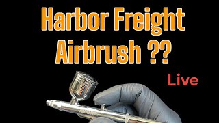 Live Event: Time Warp Custom Paint Testing the Avanti Airbrush from Harbor Freight!