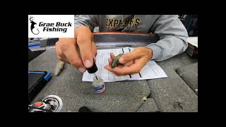 Fixing a Soft Plastic Swimbait with Mend It Bait Glue to Save Some $$$$- Megabass Mag Draft