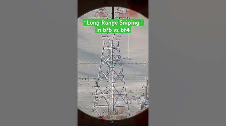 “Long Range Sniping” is very different depending on which Battlefield you play #battlefield #sniping
