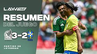 Mexico 3-2 Brazil | Highlights and Goals | Legends Match | Layvtime screenshot 4