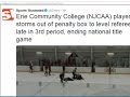 ECC hockey player suspended for hitting ref