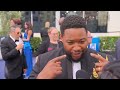 Luke Tennie describes secret to hold in laughing on set of 'Shrinking'