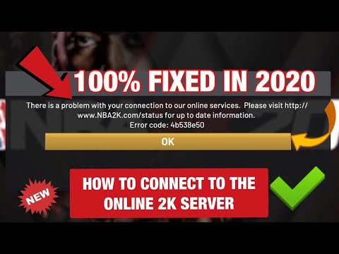 HOW TO CONNECT TO THE ONLINE SERVER IN NBA 2K20! CONNECT ONLINE IN NBA 2K20 (XBOX ONE- PS4)