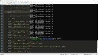 Intro to C Programming | Switch & Case, Pointers, Arrays, Reference Functions, Structs, Malloc
