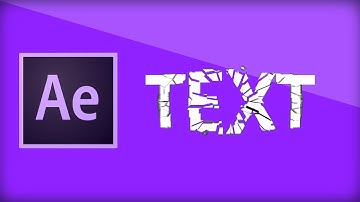 After Effects Tutorial | Shattering Text