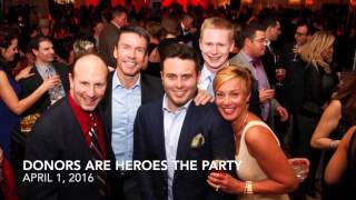 Save the Date: Donors Are Heroes THE Party