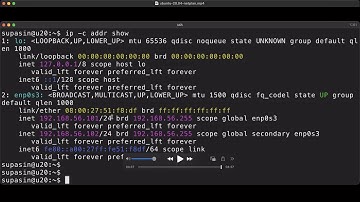Ubuntu 20.04 : Change IP Address