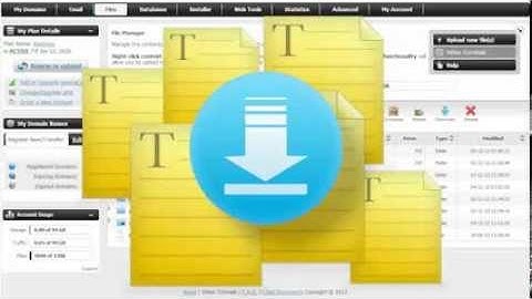 How to download a file or folder - OzeVision Web Hosting Tutorial