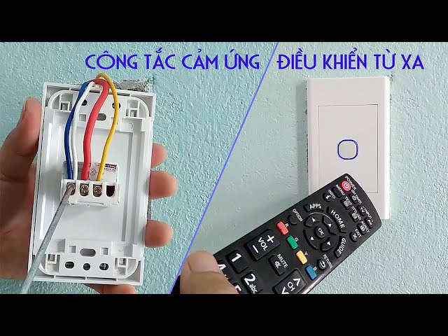 Cách Đấu Công Tắc Cảm Ứng Điều Khiển Từ Xa Bằng Remote Tivi