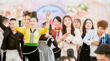 NHẠC  NHẢY ĐÁM CƯỚI TÂY BẮC - NHẢY QUÁ CĂNG TẠI LỄ VU QUY - KHÁNH HUYỀN & HOÀNG SỸ -BẢN PHẠ MƯỜNG É