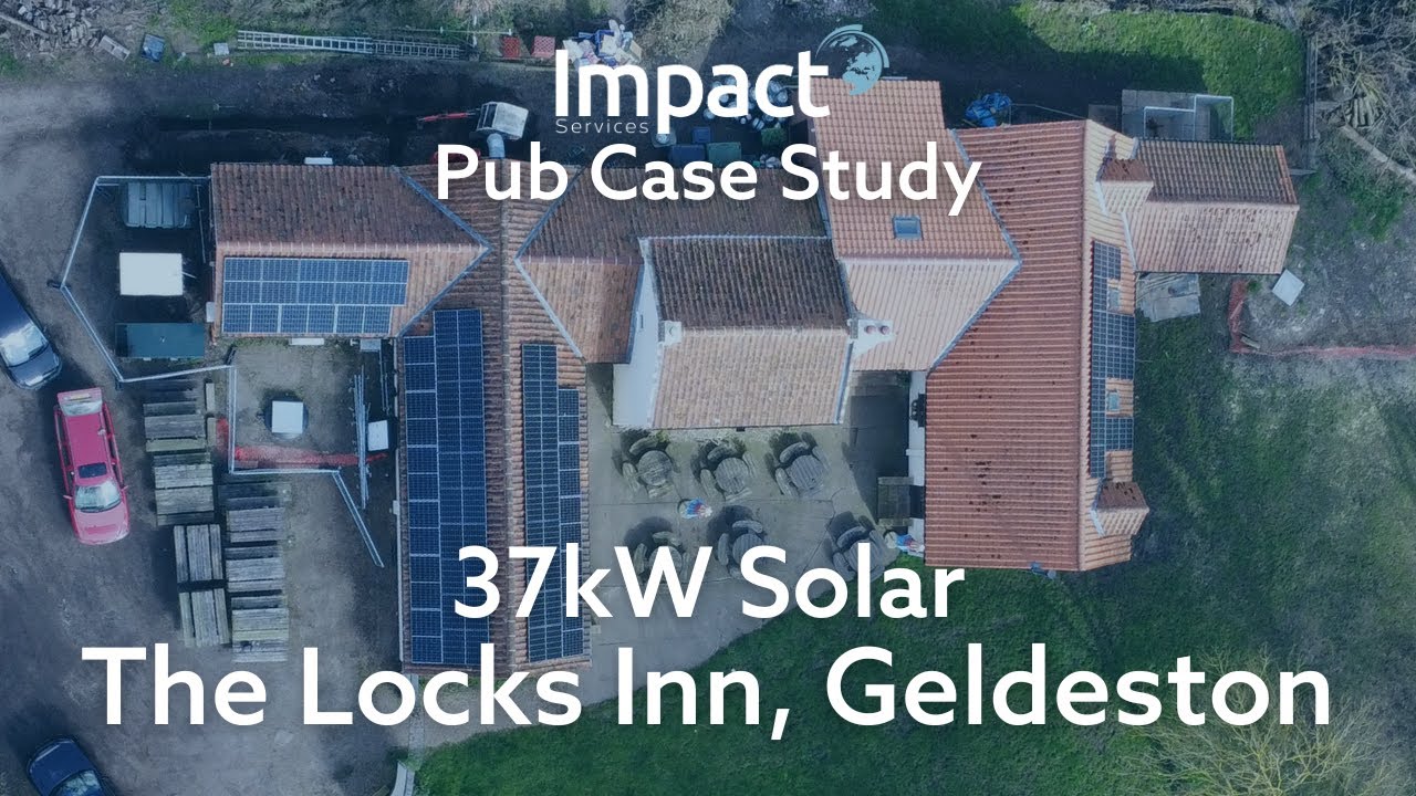 37kW Solar PV System At The Locks Inn, Geldeston | Impact Services |  Solar PV Case Study
