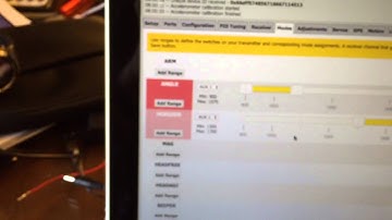 Cleanflight configuration on Naze 32 / Mullet.