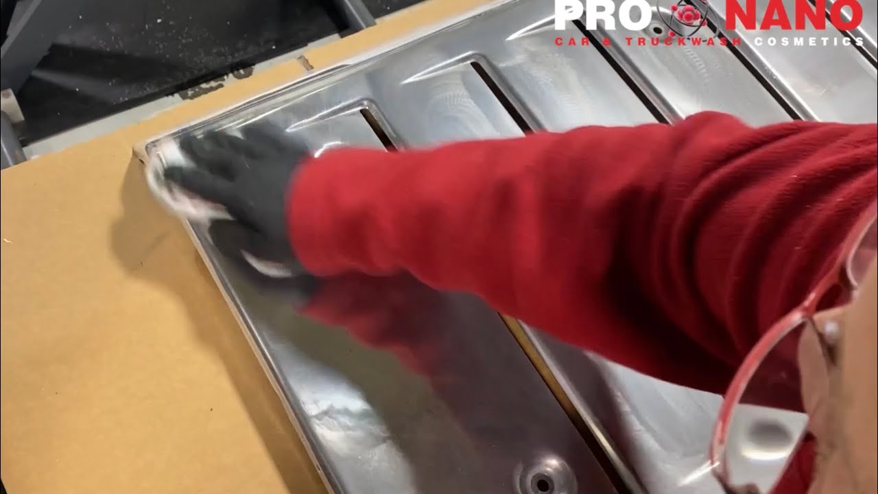 Polishing Aluminum Heatshield with ProNano Alu Metal Polish 🪞 YouTube