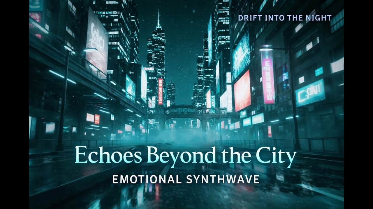 Echoes Beyond the City | Dark Futuristic Synthwave