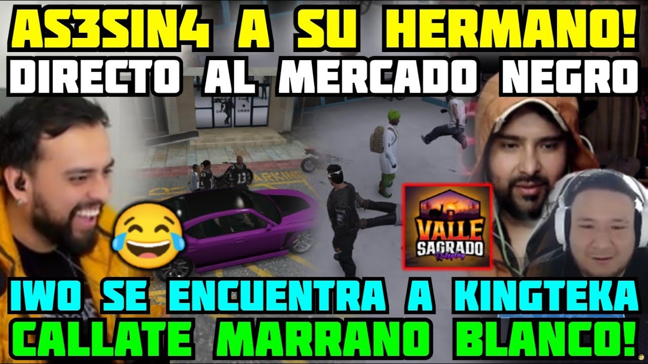 😂IWO AS3SIN4 A SU HERMANO DBK EN GTA!😂SE ENCUENTRA CON KINGTEKA 