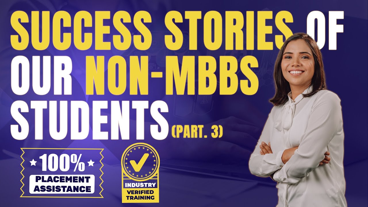 CareerInPharma Student Testimonials (Non-MBBS)| Clinical Research Jobs For Freshers

To Contact Us - https://links.careerinpharma.com/inquiry
For further information click here - https://links.careerinpharma.com/profile

Embark on a journey of inspiration with our latest testimonial video, featuring Non-MBBS students who found success through CareerInPharma! 

Witness their remarkable stories of triumph as they share their experiences of landing lucrative roles in top pharmaceutical companies. 

From Delhi to Mumbai, Bangalore to the USA, our students have achieved phenomenal success and are now thriving in their careers. 

Don't miss out on these empowering narratives!

Mail: connect@careerinpharma.com
Website: https://careerinpharma.com
To Join our Masterclass: https://linktr.ee/careerinpharma 
Join our Telegram Channel: https://t.me/careerinpharma 
Follow us on Instagram: https://instagram.com/careerinpharma
Facebook Group: https://www.facebook.com/profile.php?id=100077386143393 
LinkedIn: https://www.linkedin.com/in/dr-neema-bisht-2ab2756b

Timestamps
00:00 - CareerInPharma Testimonials