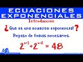 Ecuaciones exponenciales | Introducción
