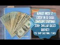 AUGUST WEEK 2 BUDGET CHECK IN AND CASH STUFFING| ZERO DOLLAR BASED BUDGET