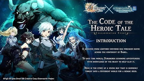 The Alchemist Code - The Code of the Heroic Tale, Minotaur Hard Boss Full Auto! (Danmachi Collab)
