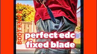 Making an EDC fixed blade by hand
