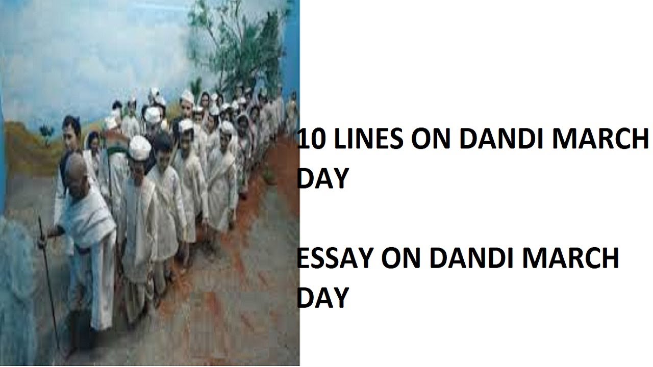 10 LINES ON DANDI MARCH DAY| SIMPLEESSAY ON DANDI MARCH DAY  FOR STUDENTS.
